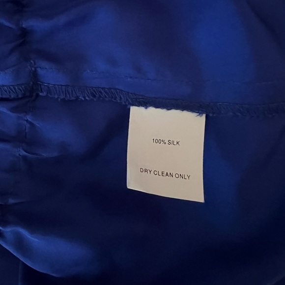 Trina Turk Blue Ruffled Women's Top - Picture 2 of 2